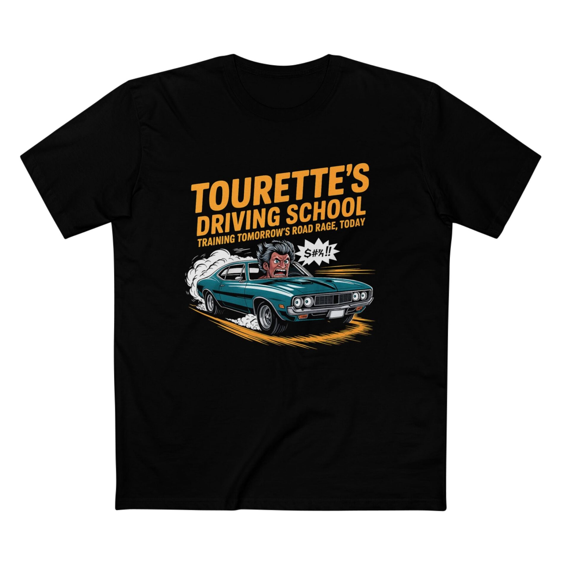 Tourette’s driving school – Adult Staple Tee