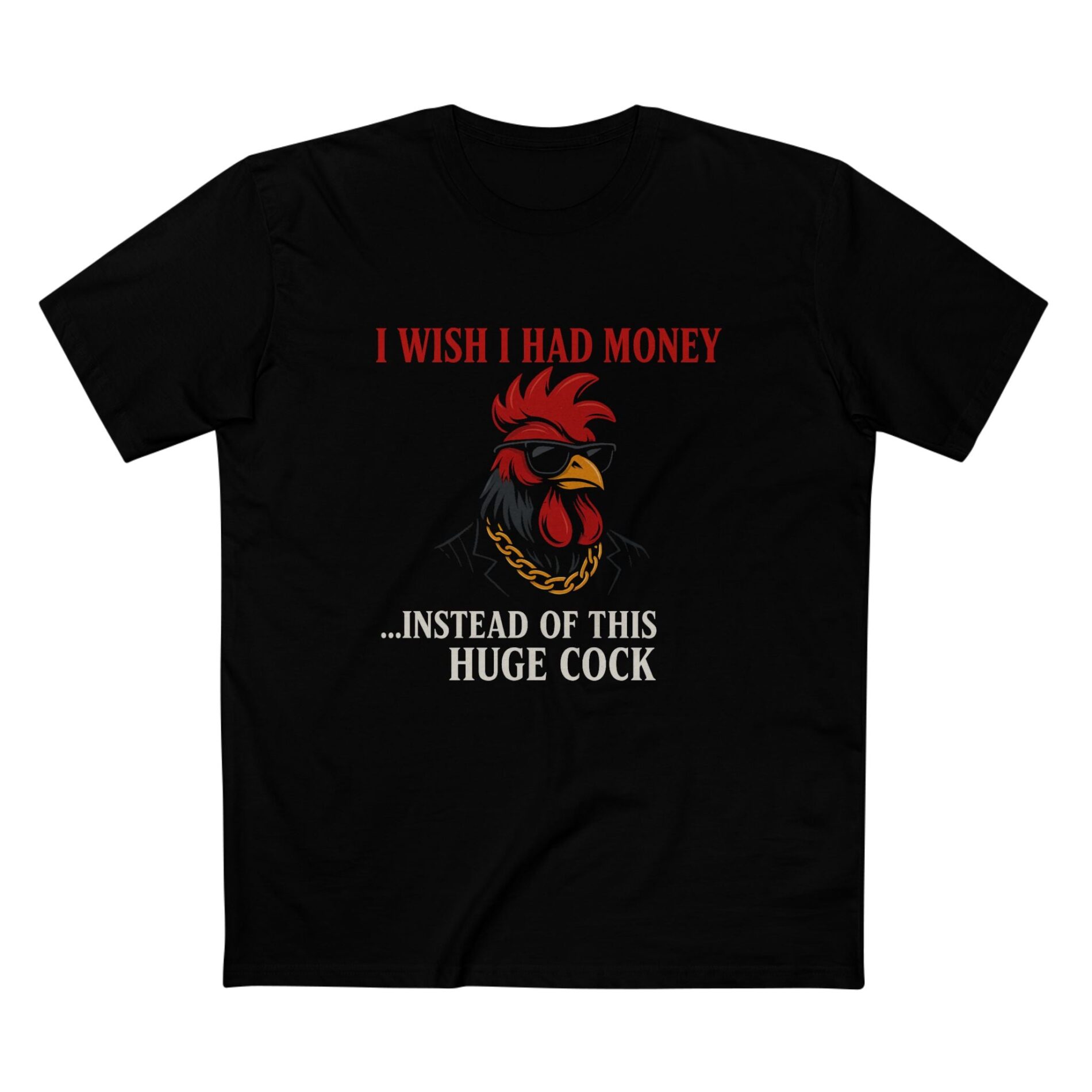 I wish I had money – Adult Staple Tee