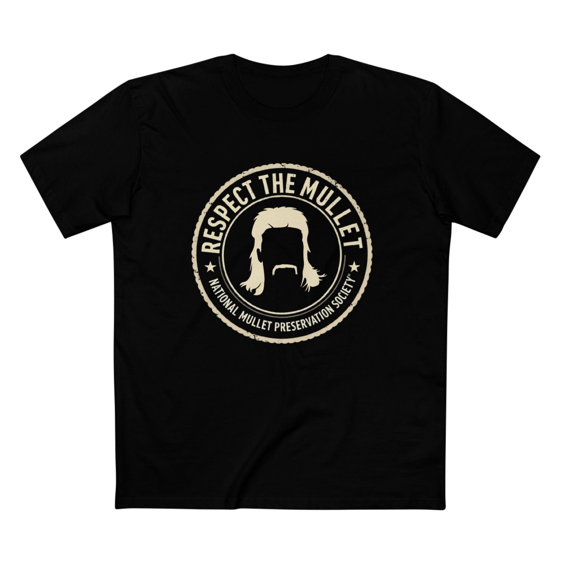 Respect the mullet – T-Shirt