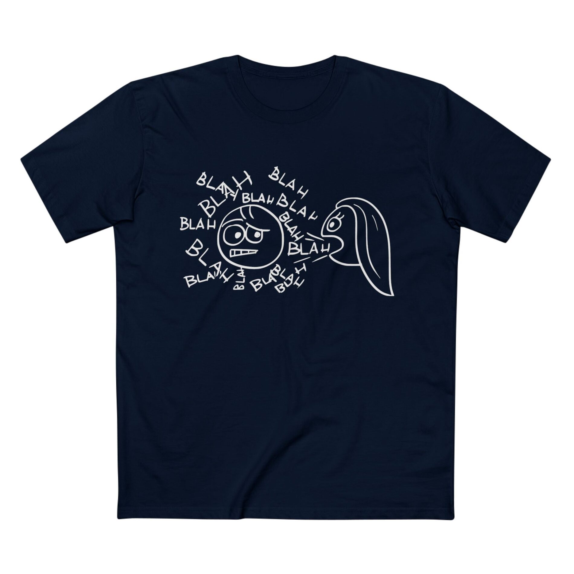 Blah blah blah – Adult Staple Tee