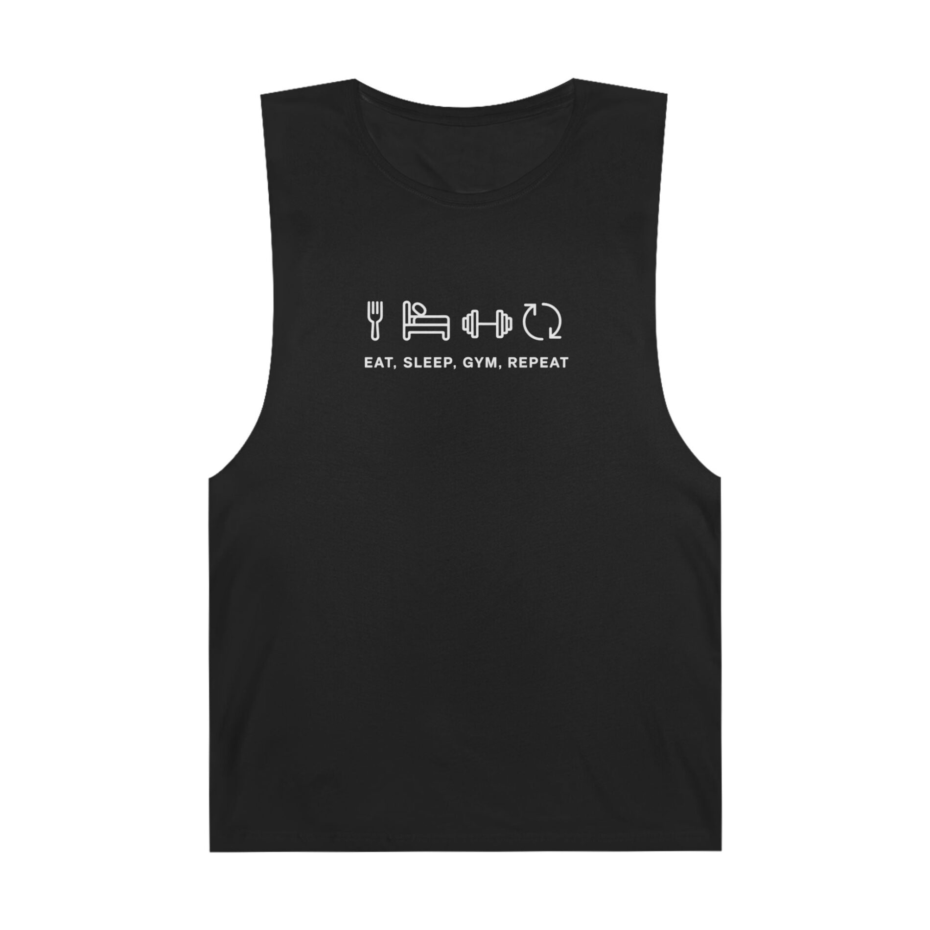 Eat, sleep, gym, repeat – Unisex Tank Top