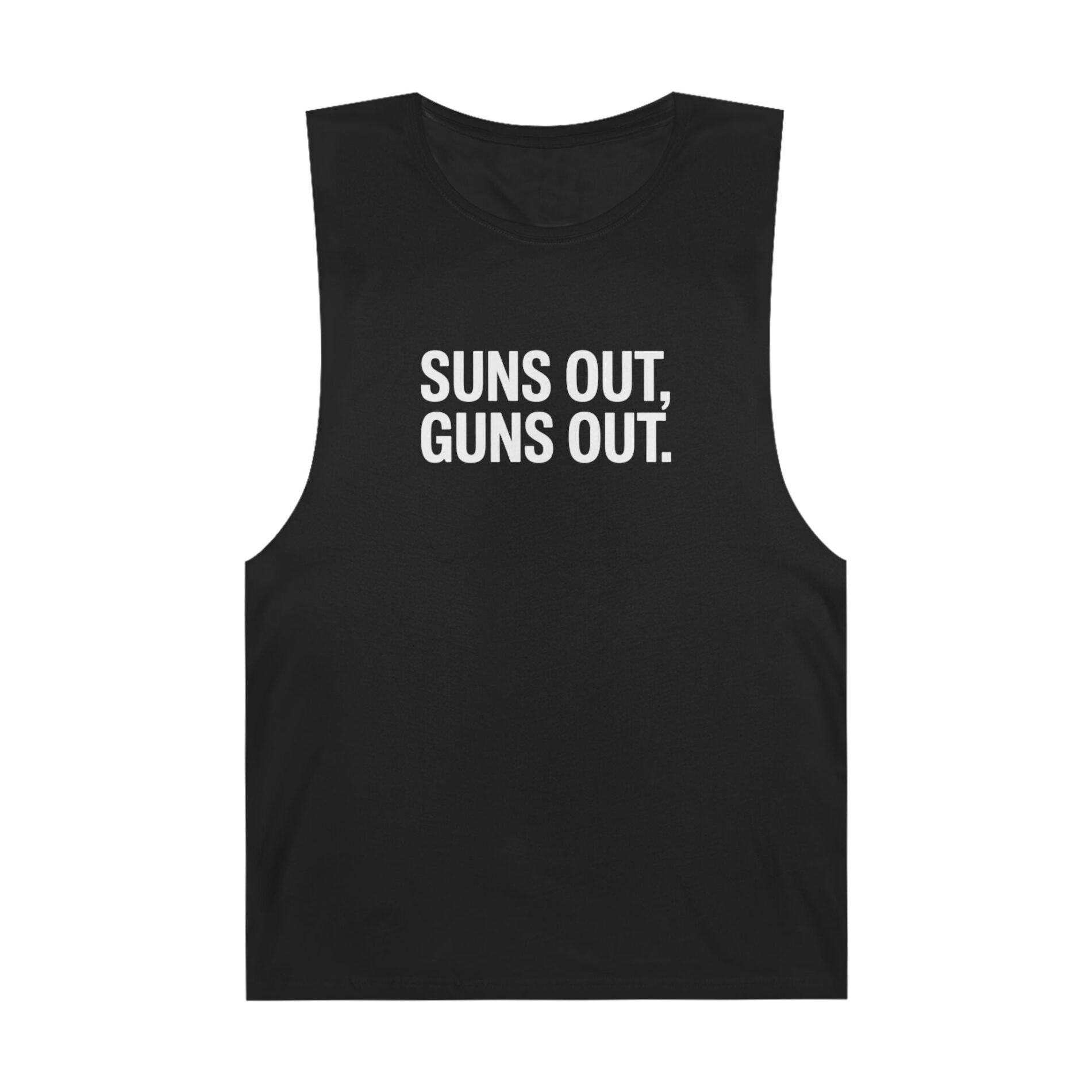 Suns out – guns out – Unisex Tank Top