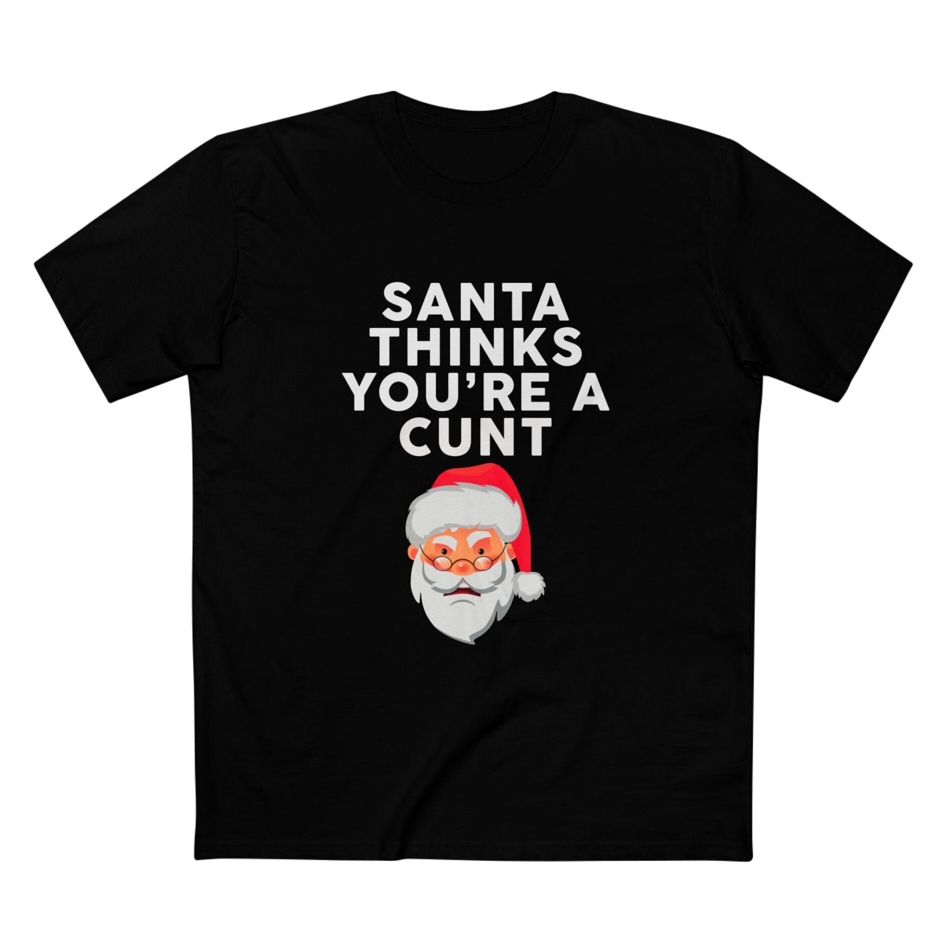 Santa thinks – Adult Staple Tee