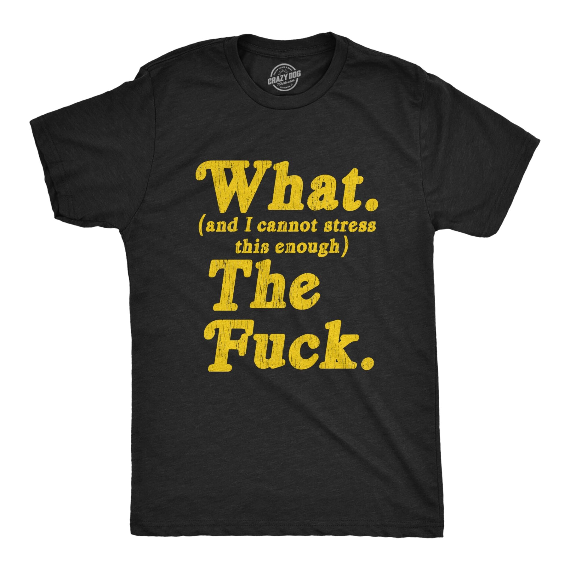 What And I Cannot Stress This Enough The Fuck Men’s T Shirt