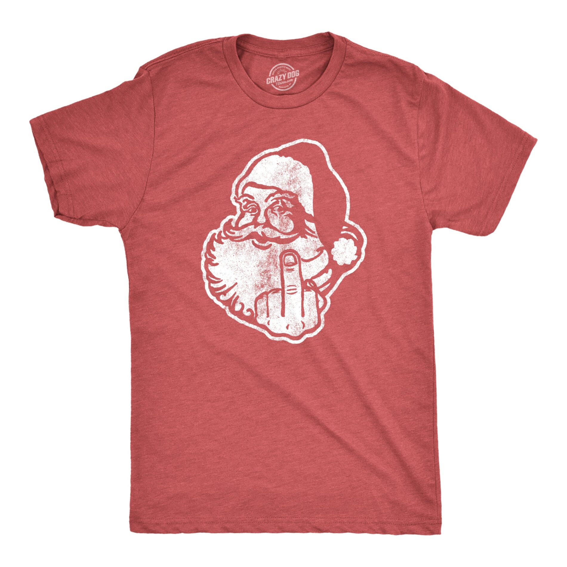 Middle Finger Santa Men’s T Shirt