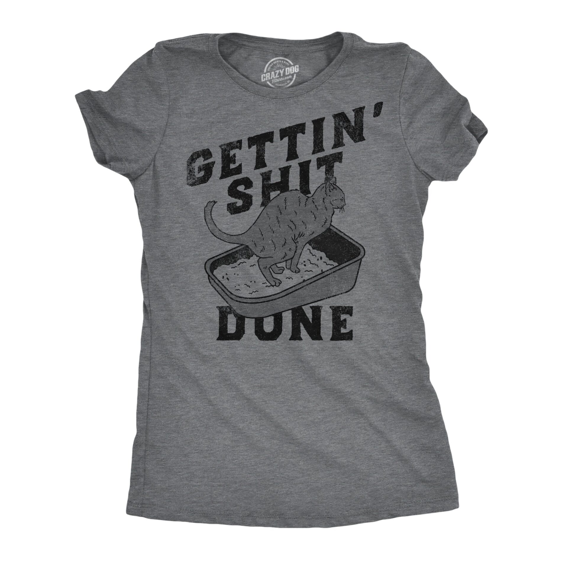 Gettin Shit Done Cat Women’s T Shirt