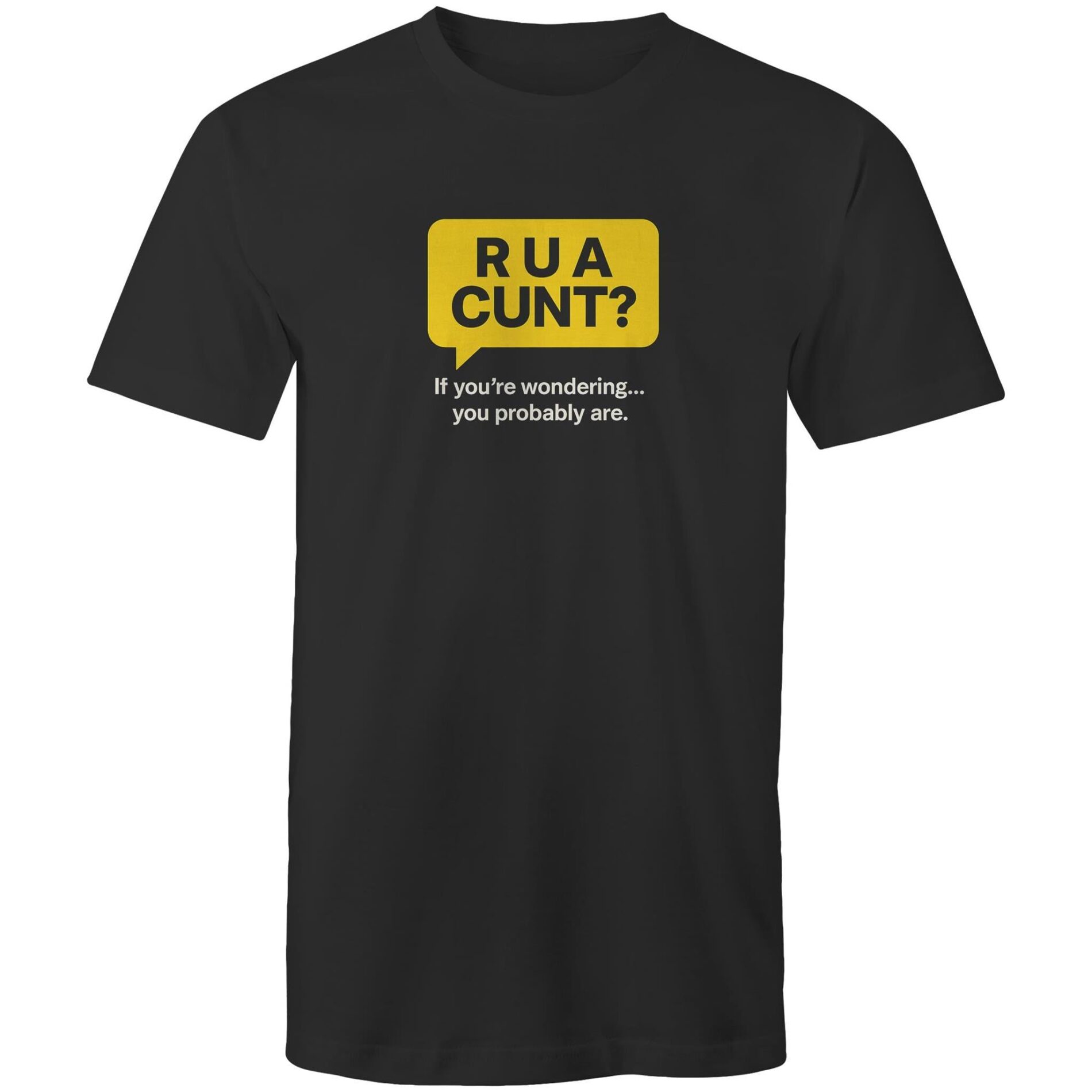 R U A Cunt? – Mens T-Shirt