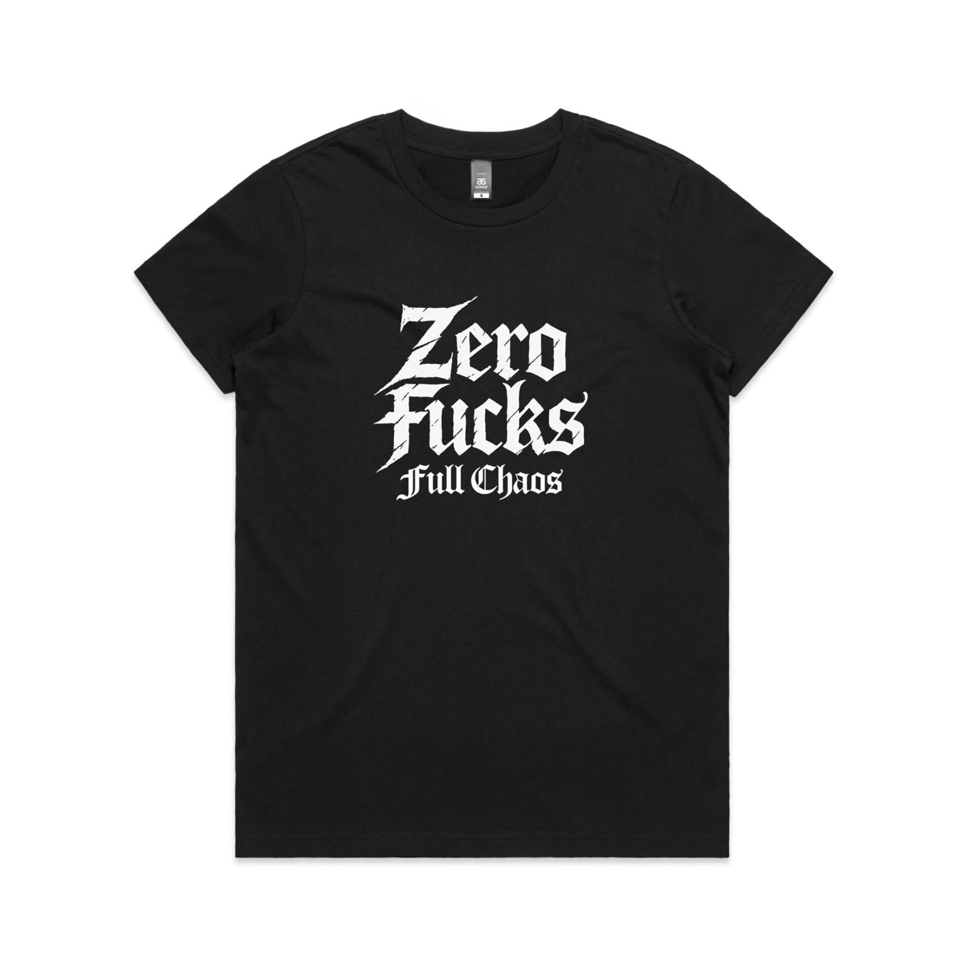 Zero fucks full chaos – Women’s Maple Tee