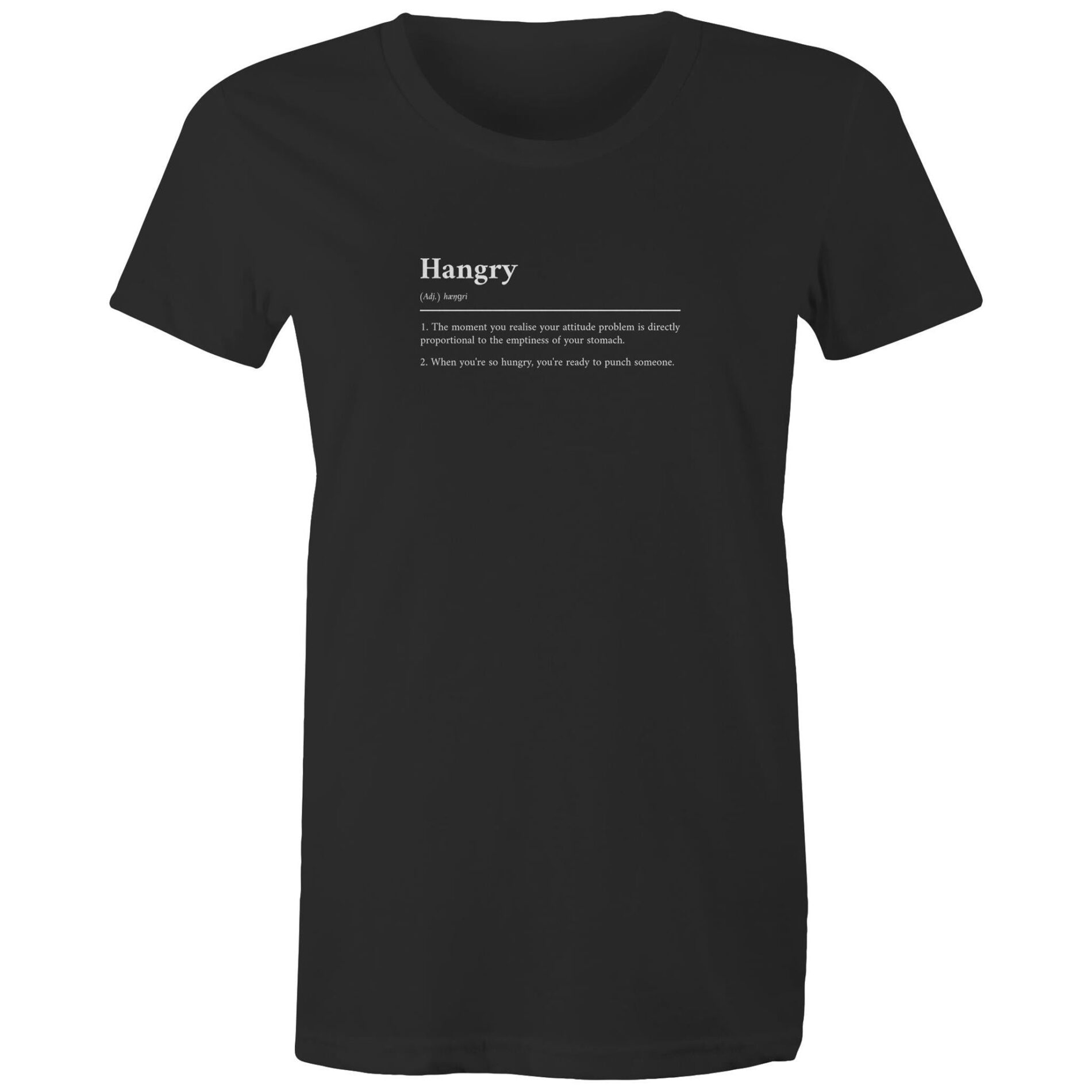 Hangry – Women’s Maple Tee