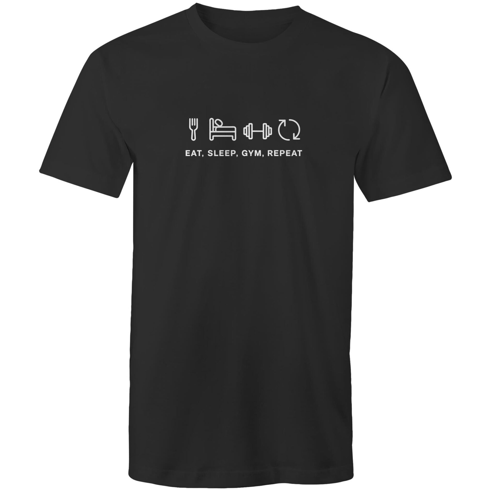 Eat sleep gym repeat – Mens T-Shirt