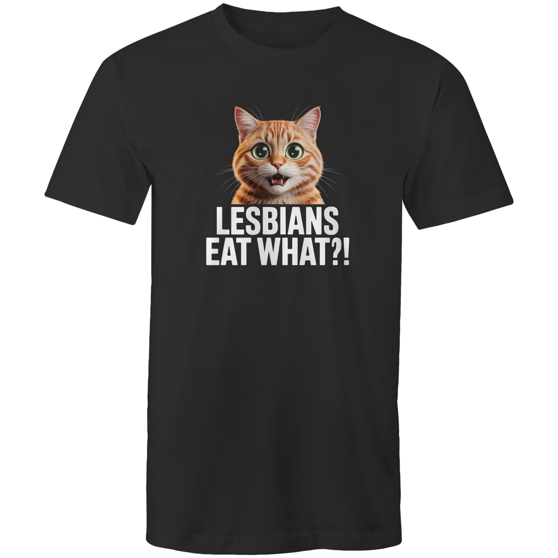 Lesbians eat what? – Mens T-Shirt