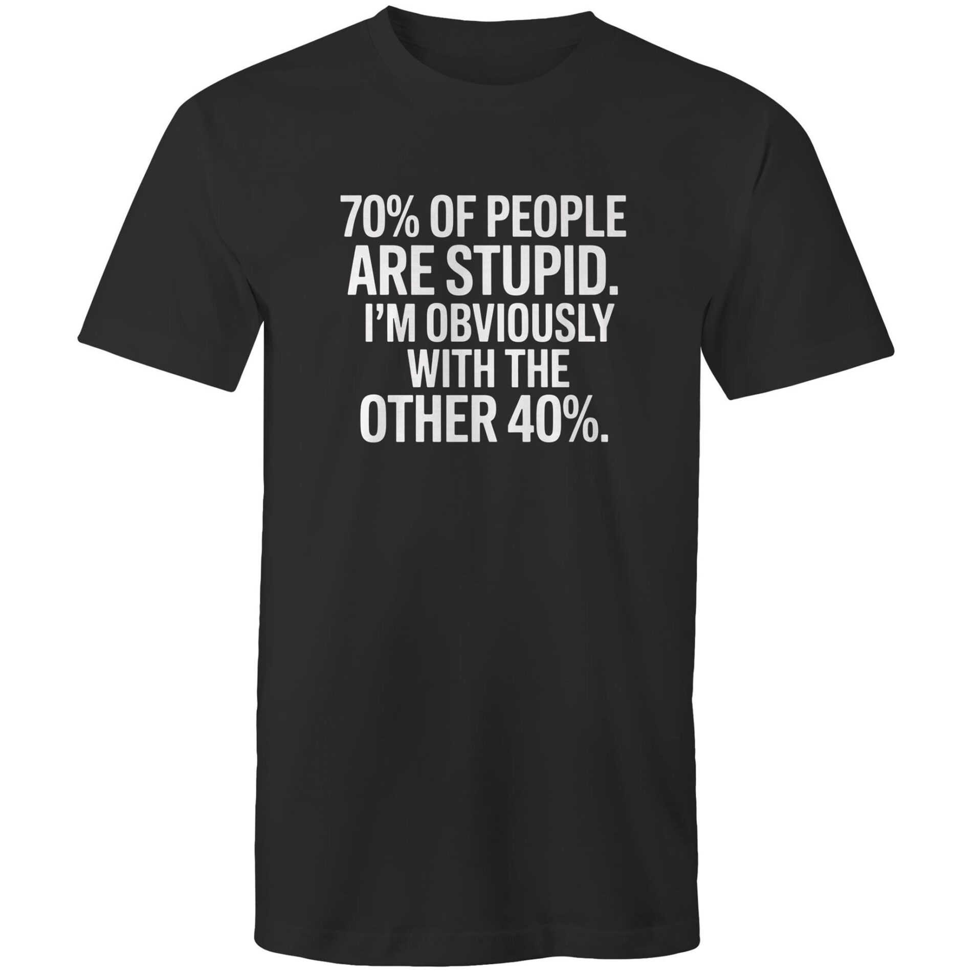 70% of people – Mens T-Shirt
