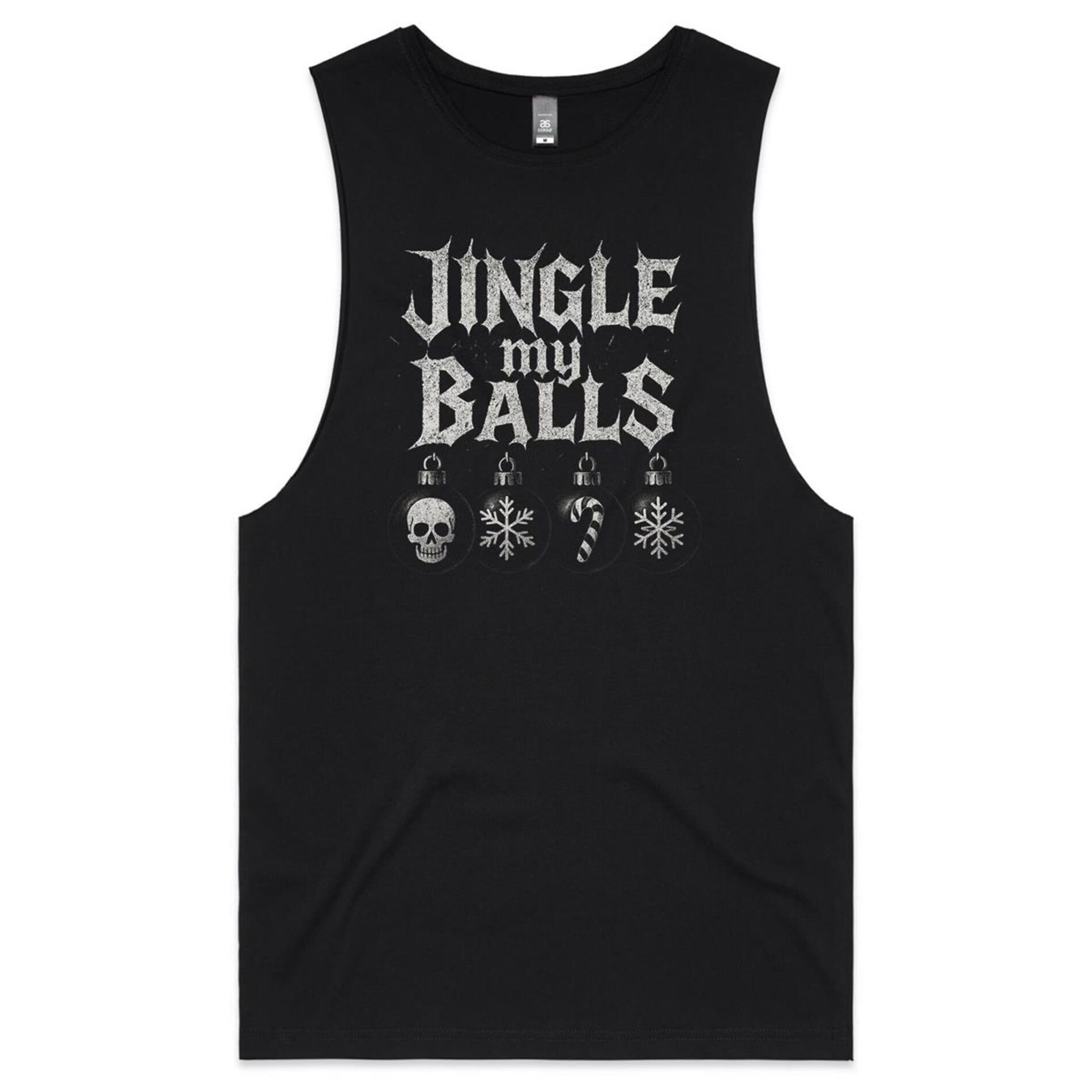 Jingle my balls BLACK – Mens Tank Top Tee