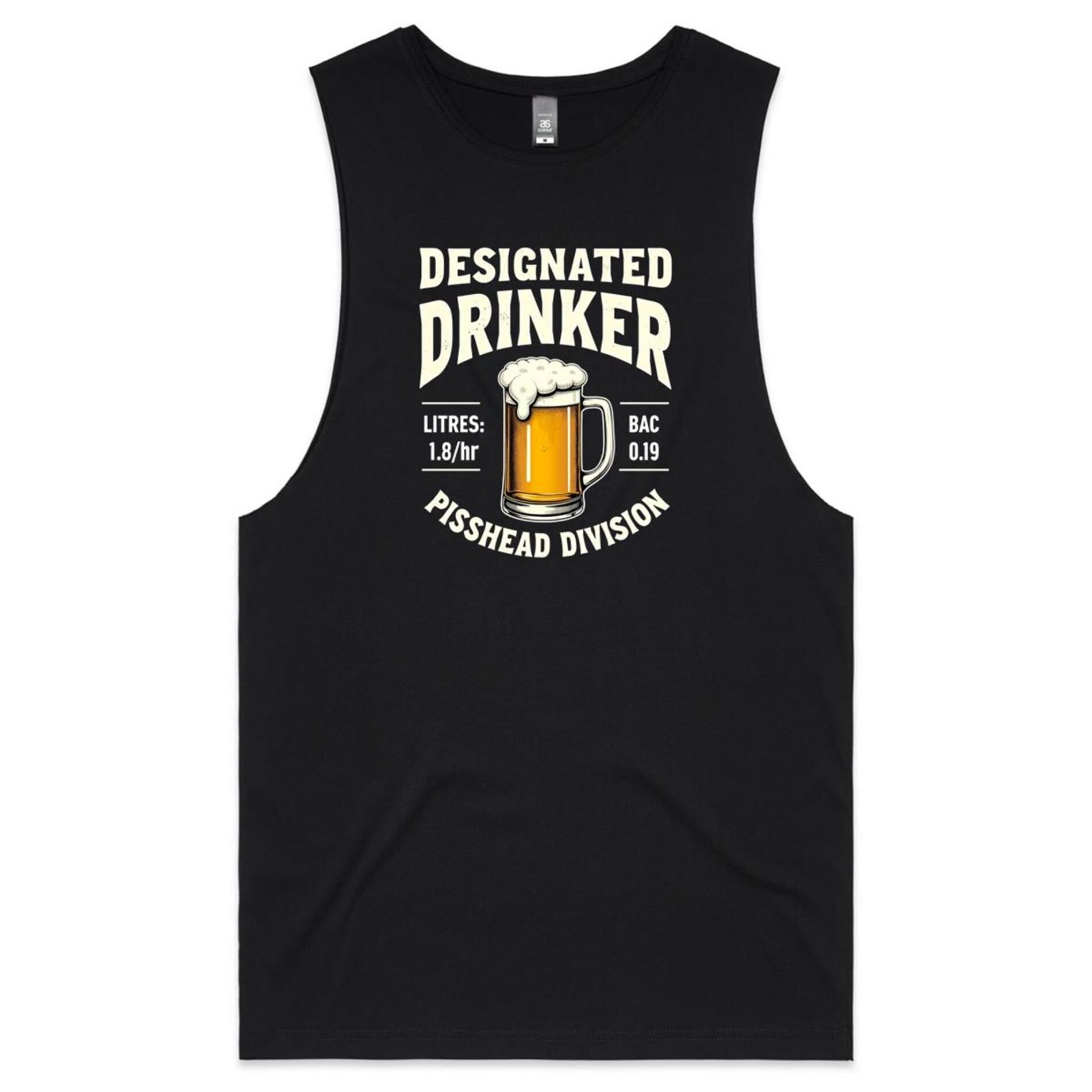 Designated drinker – Mens Tank Top Tee