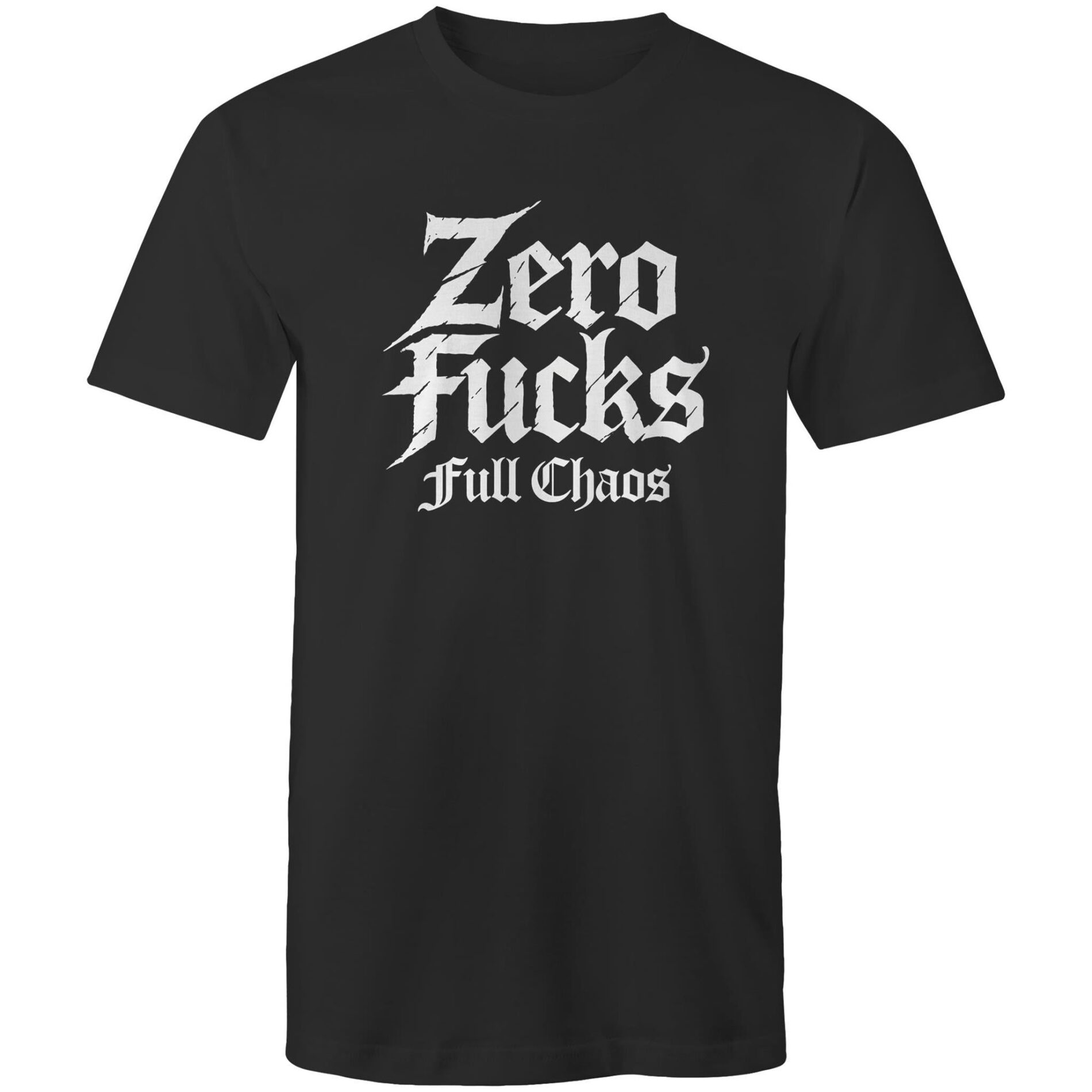Zero fucks full chaos – Mens T-Shirt
