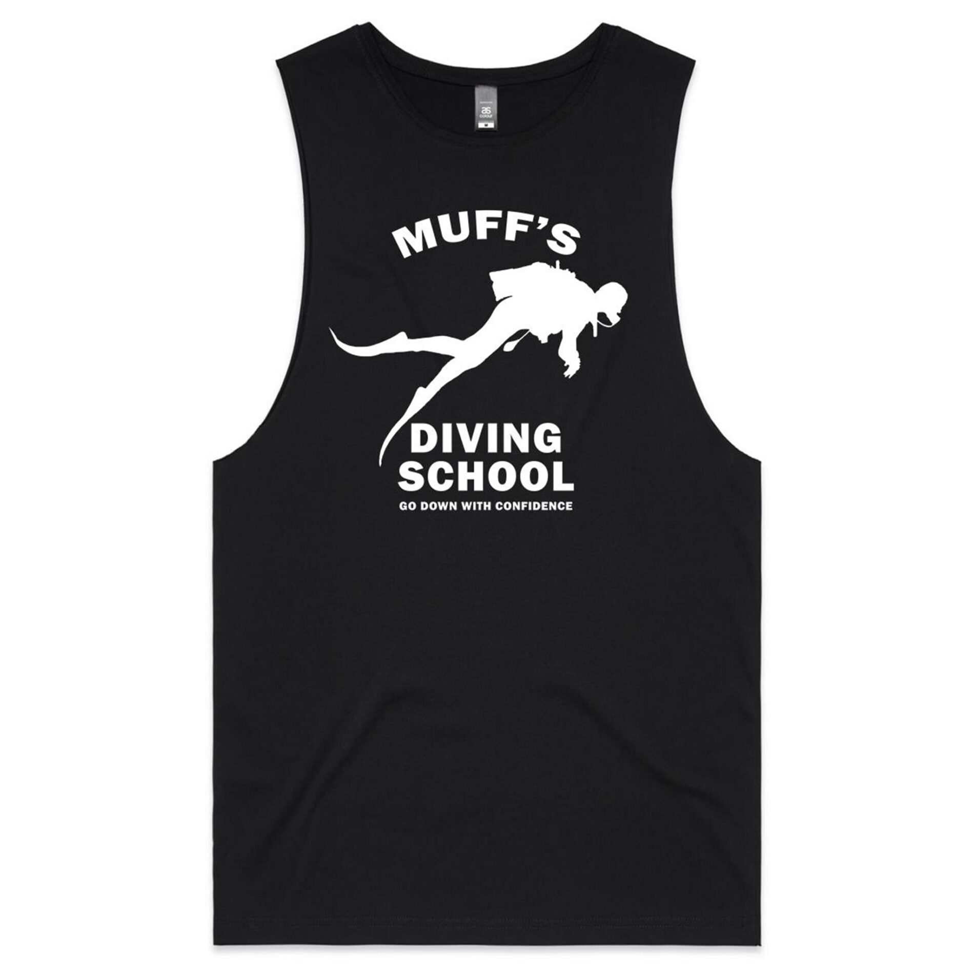 Muff’s diving school – Mens Tank Top Tee