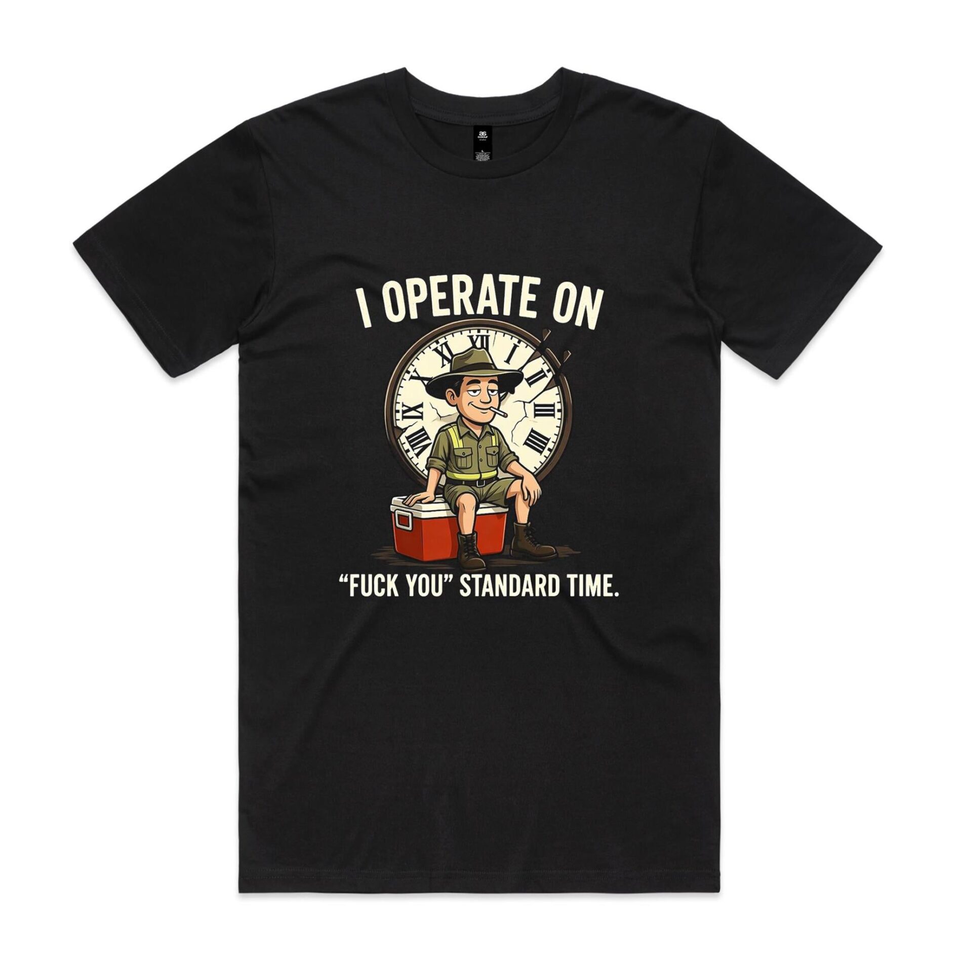 Fuck you standard time – AS Colour Staple Tee