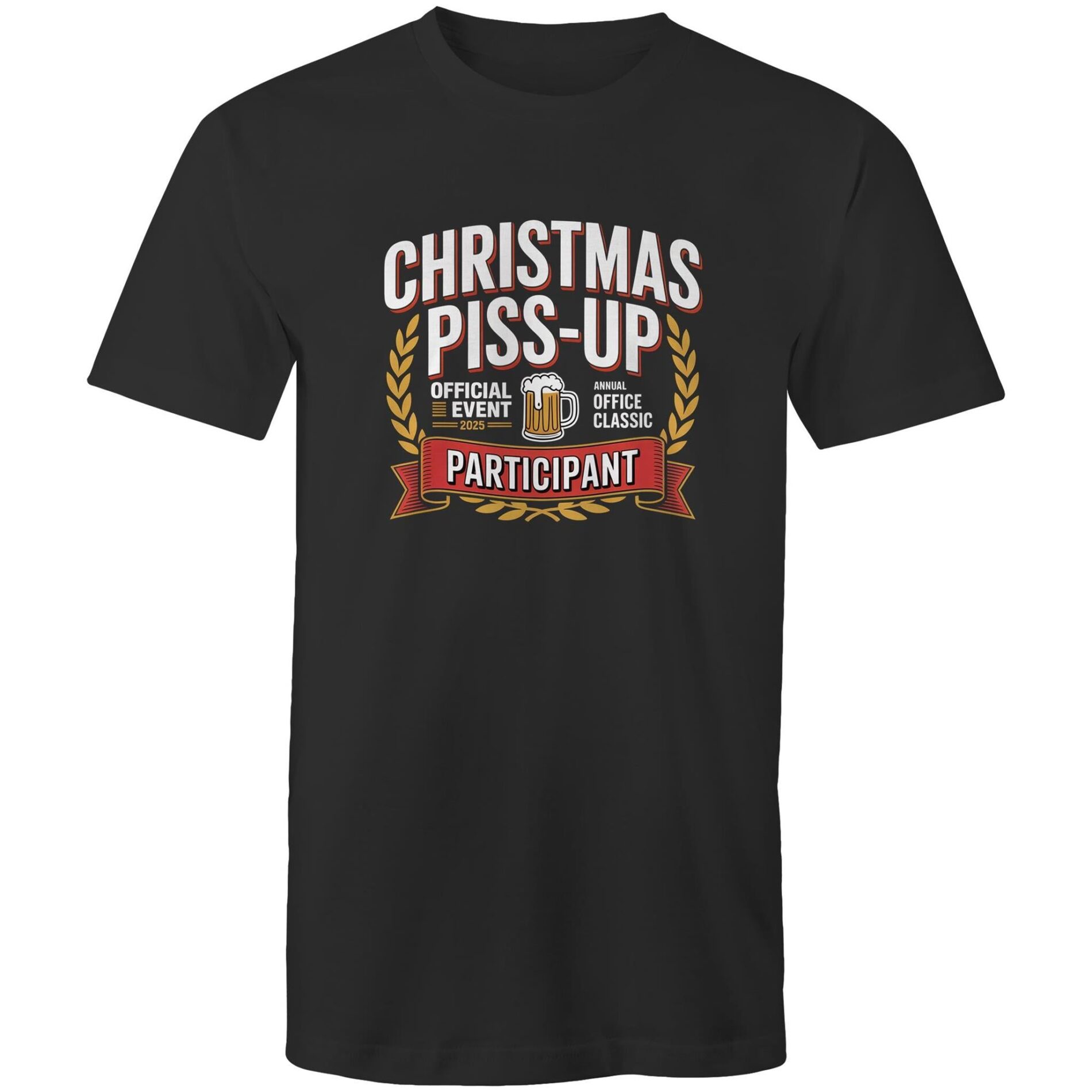 Christmas Piss-up participant – Mens T-Shirt