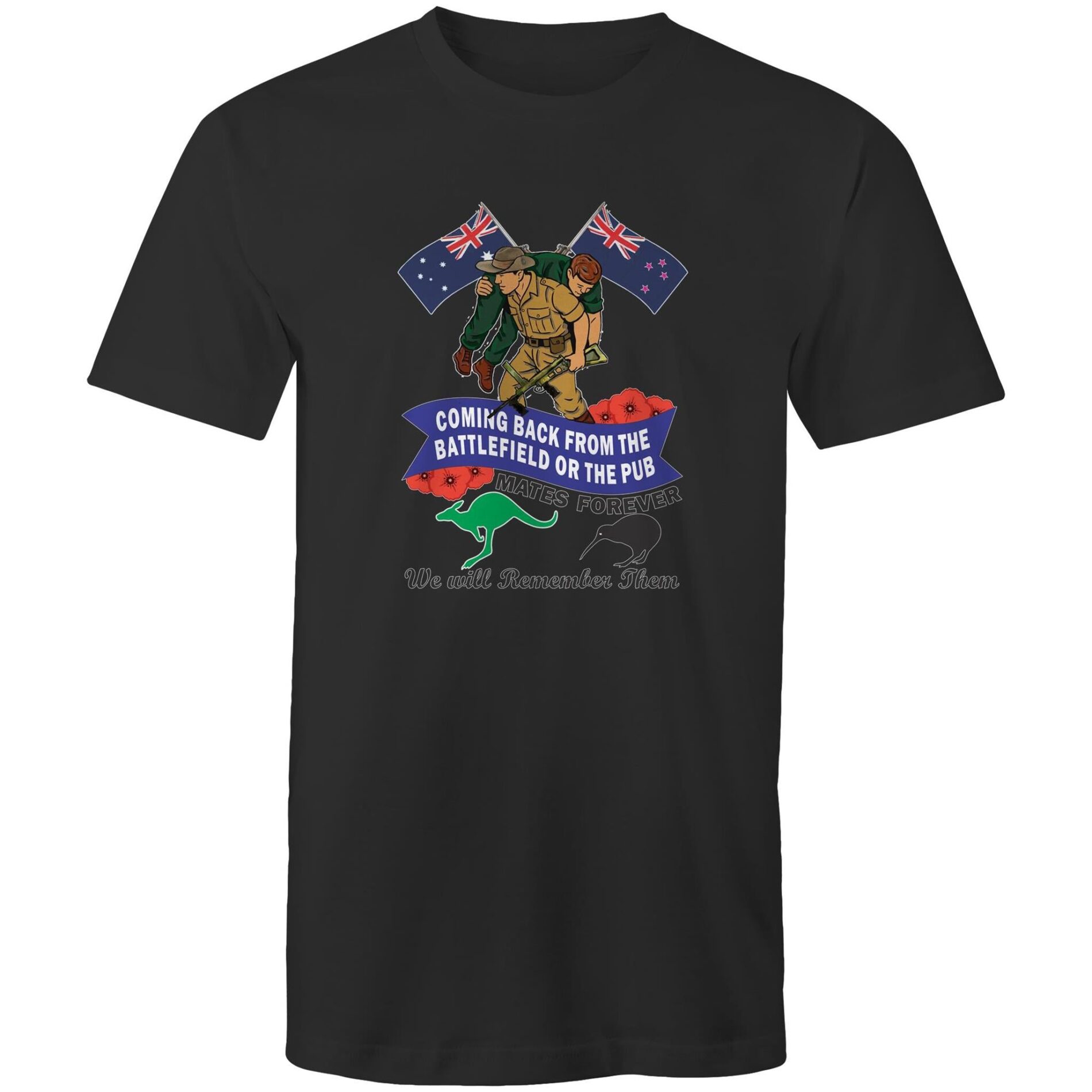 ANZAC mates forever – Mens T-Shirt