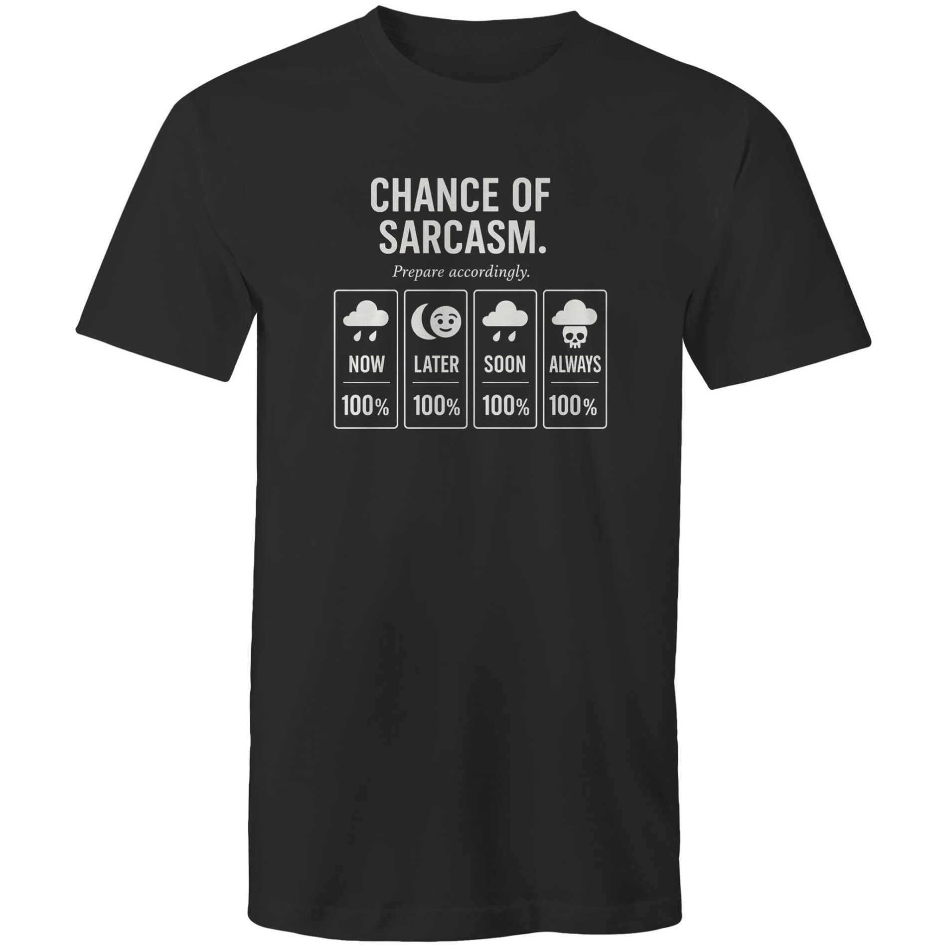 Chance of sarcasm – Mens T-Shirt