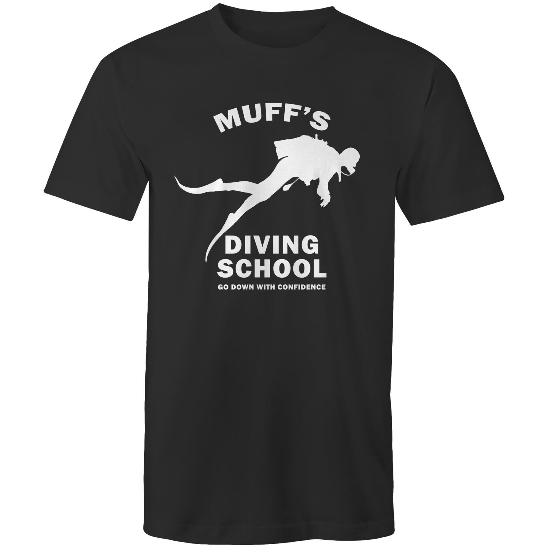 Muff’s diving school – Mens T-Shirt
